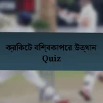 ক্রিকেট বিশ্বকাপের উত্থান Quiz