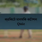 ক্রিকেট মানসিক কৌশল Quiz